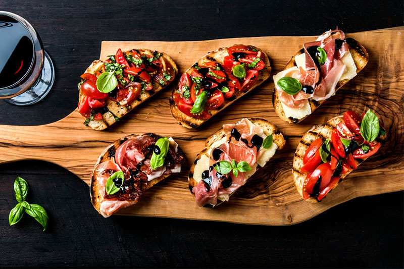 Les bruschettas